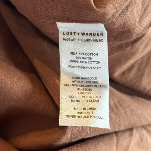 Lost + Wander Brown Halter Maxi Dress - Picture 12 of 12